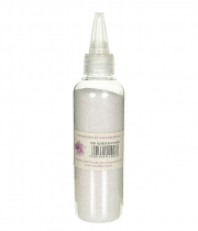 Изображение товара Присыпка для цветов белая с перламутром хамелеон в бутылочке 80гр.